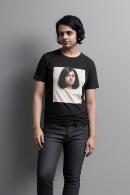 Indian adult non-binary with  black hair