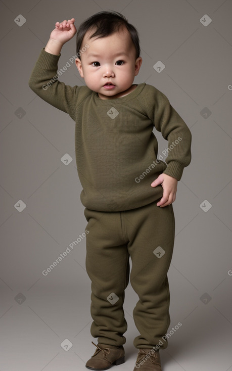 Mongolian infant boy 