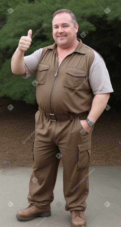 Irish middle-aged male with  brown hair