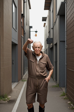 Danish elderly male with  brown hair