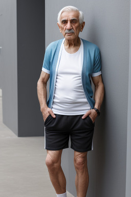 Azerbaijani elderly male with  white hair