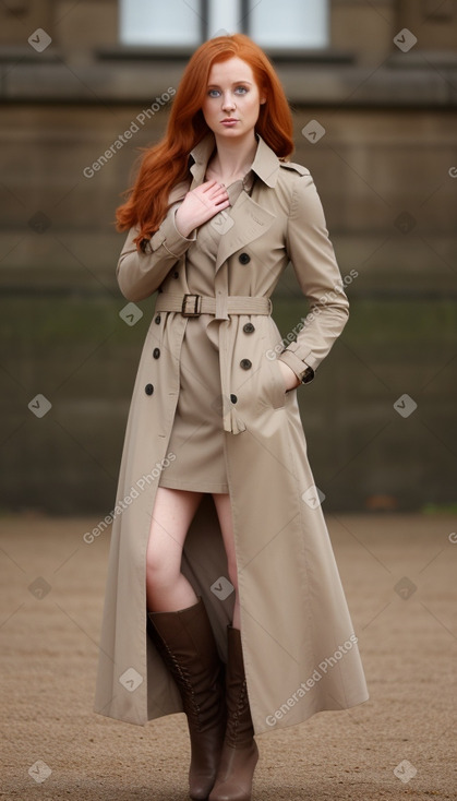 British adult female with  ginger hair