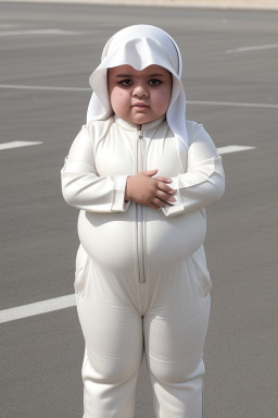 Qatari child girl with  white hair