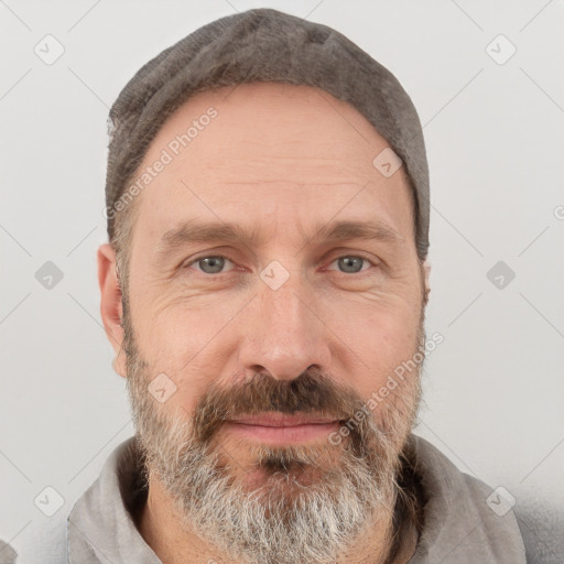 Neutral white adult male with short  brown hair and brown eyes