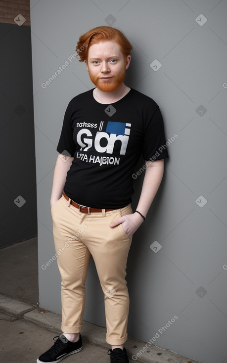 Nicaraguan adult non-binary with  ginger hair