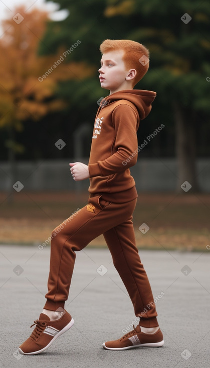 Romanian child male with  ginger hair