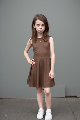 British child female with  brown hair