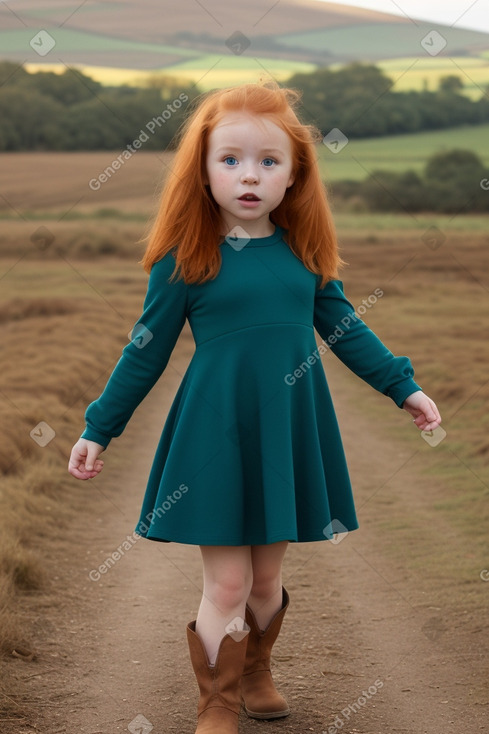 South african infant girl with  ginger hair