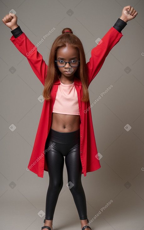 Child girl with  ginger hair