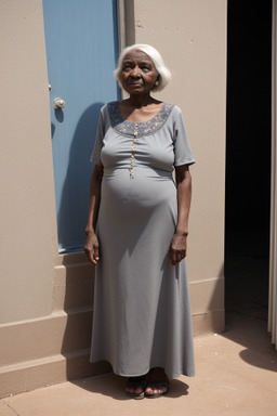 Sudanese elderly female with  gray hair