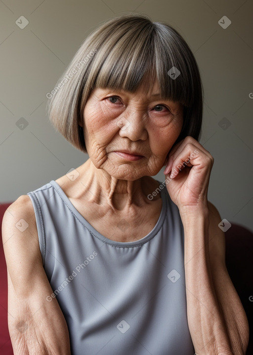 Mongolian elderly female 