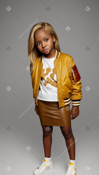 Child female with  blonde hair