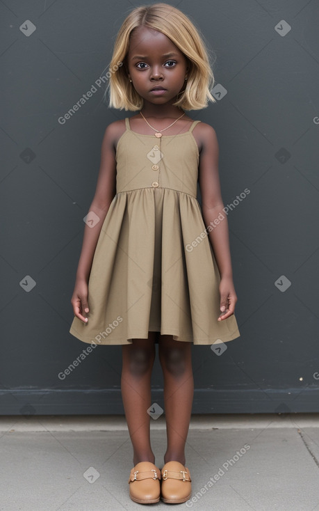 Child female with  blonde hair