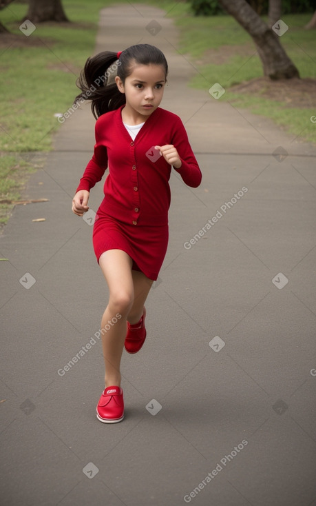 Costa rican child girl 