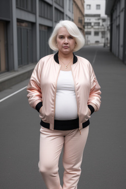 Slovenian 45 years female with  white hair