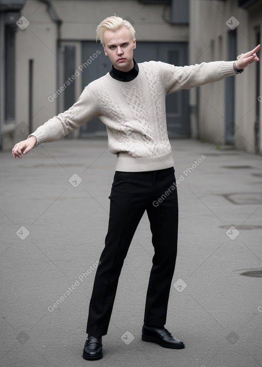 Estonian adult male with  blonde hair