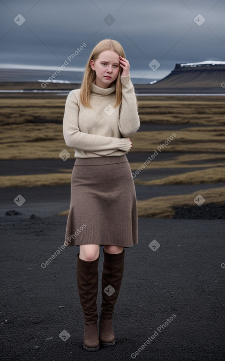 Icelandic young adult female 