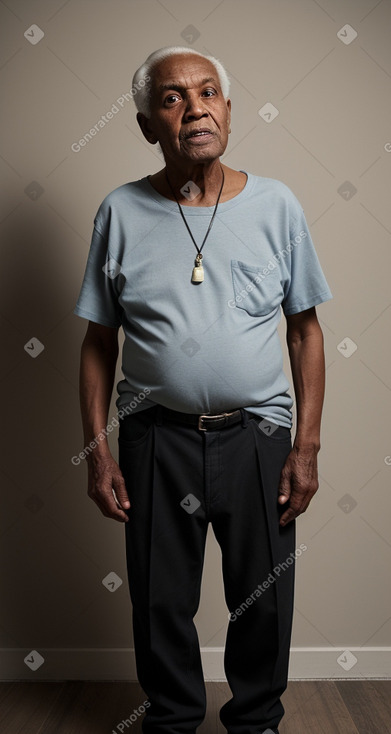 Jamaican elderly male with  black hair