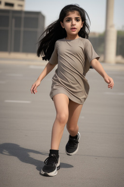 Iraqi child female with  black hair