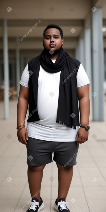 Somali young adult male with  black hair