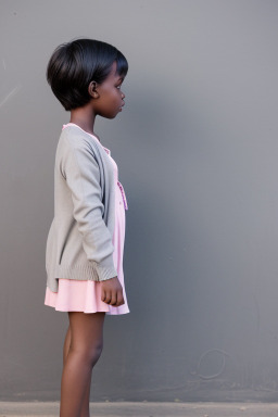 Zambian child girl with  gray hair