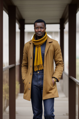 Ugandan adult male with  brown hair