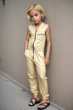 Tunisian child boy with  blonde hair