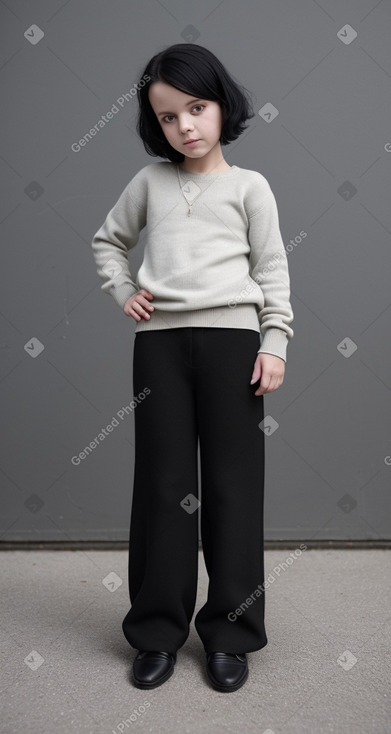 Estonian child boy with  black hair