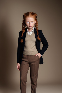 Child female with  ginger hair