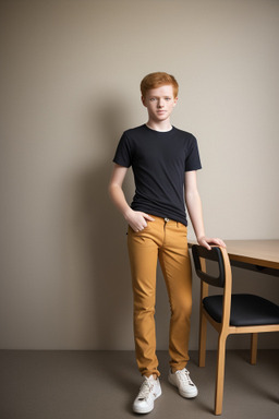 Venezuelan teenager male with  ginger hair