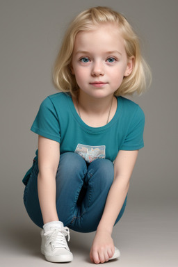 British infant girl with  blonde hair