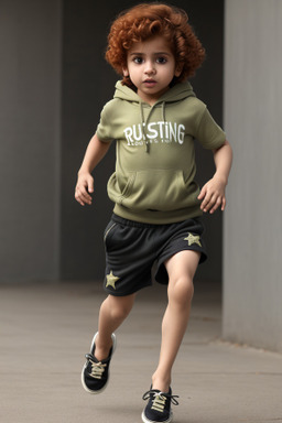 Pakistani infant boy with  ginger hair