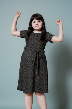 Israeli infant girl with  black hair