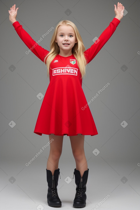 Slovenian child girl with  blonde hair