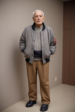 Paraguayan elderly male with  gray hair