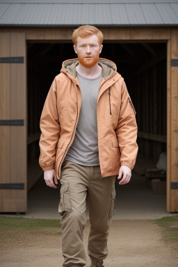 Adult male with  ginger hair