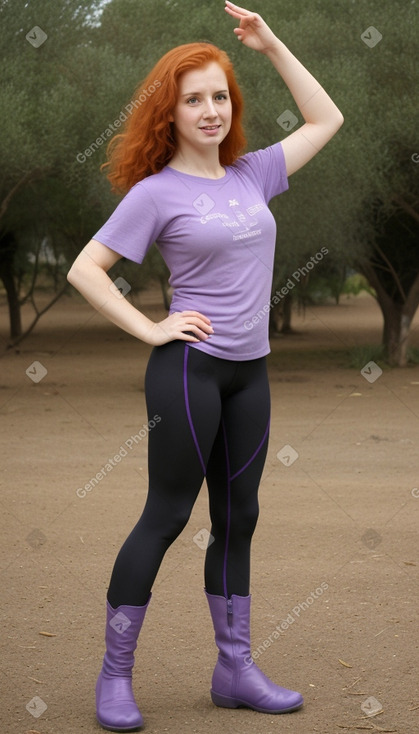 Paraguayan adult female with  ginger hair