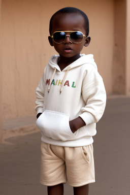 Malian infant boy with  brown hair