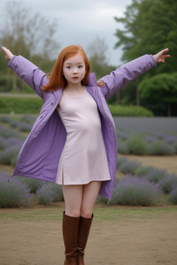 Thai child girl with  ginger hair