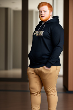 Sudanese young adult male with  ginger hair