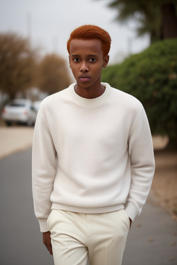 Somali young adult male with  ginger hair