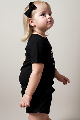 Italian infant girl with  blonde hair