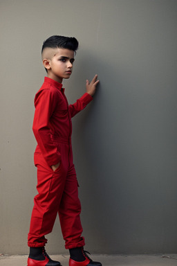 Pakistani child boy with  black hair