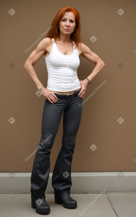 Colombian 45 years female with  ginger hair