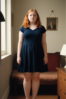 Swedish teenager girl with  ginger hair