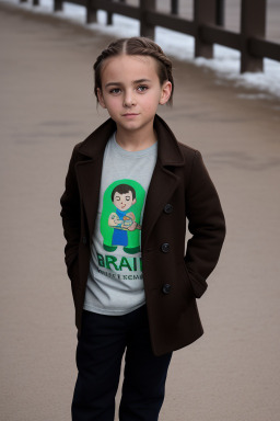 Bulgarian child boy with  brown hair