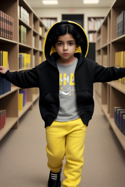 Chilean child male with  black hair