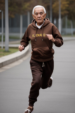 Colombian elderly male with  brown hair