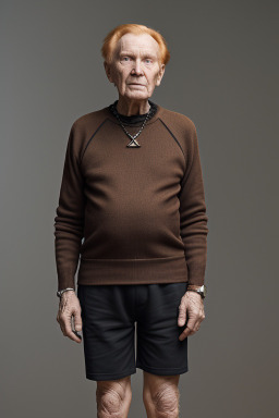 Togolese elderly male with  ginger hair