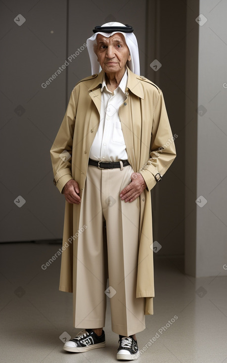 Qatari elderly male with  blonde hair